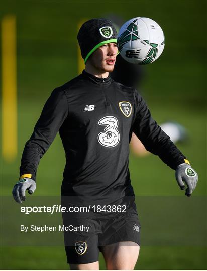 Republic of Ireland U21's Training Session & Press Conference Republic of Ireland U21's Training Session & Press Conference