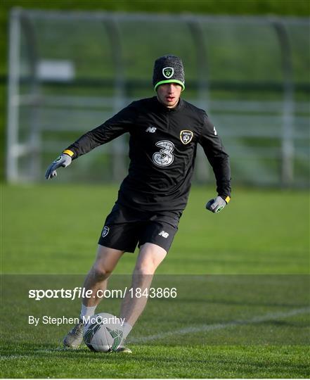Republic of Ireland U21's Training Session & Press Conference Republic of Ireland U21's Training Session & Press Conference