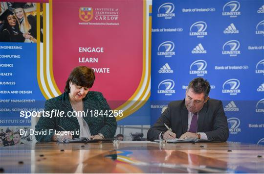 Leinster Rugby announces continued partnership with IT Carlow