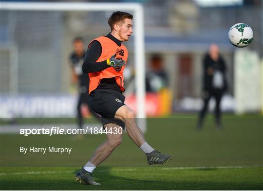 Republic of Ireland U21's Training Session & Press Conference Republic of Ireland U21's Training Session & Press Conference