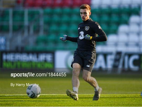 Republic of Ireland U21's Training Session & Press Conference Republic of Ireland U21's Training Session & Press Conference