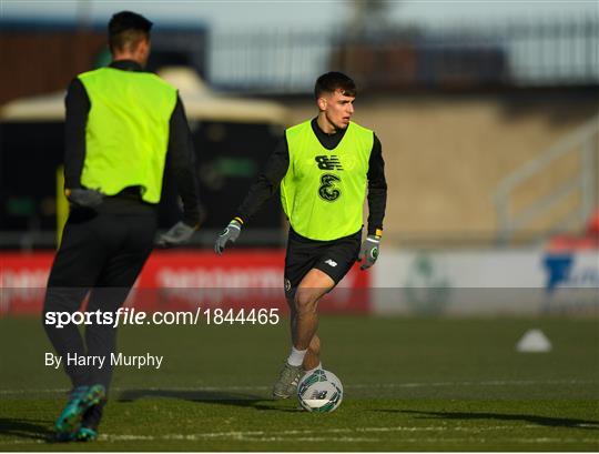Republic of Ireland U21's Training Session & Press Conference Republic of Ireland U21's Training Session & Press Conference