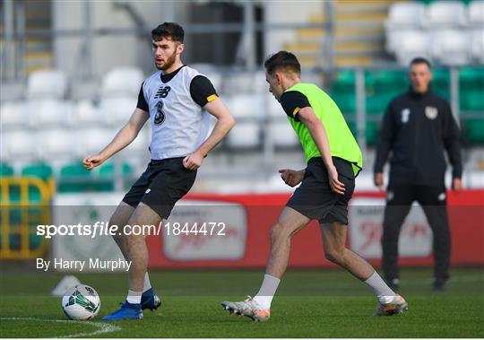 Republic of Ireland U21's Training Session & Press Conference Republic of Ireland U21's Training Session & Press Conference