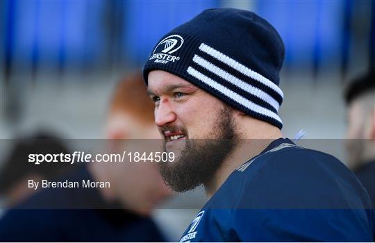 Leinster Rugby Squad Training and Press Conference