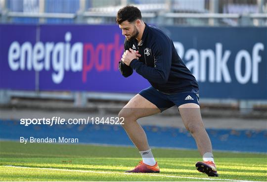 Leinster Rugby Squad Training and Press Conference