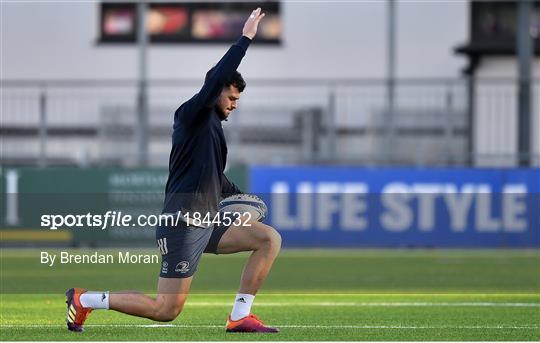 Leinster Rugby Squad Training and Press Conference