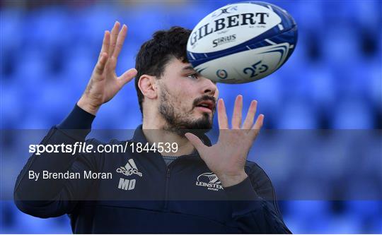 Leinster Rugby Squad Training and Press Conference