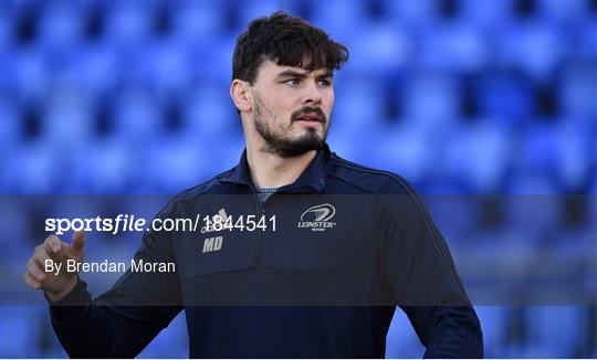 Leinster Rugby Squad Training and Press Conference