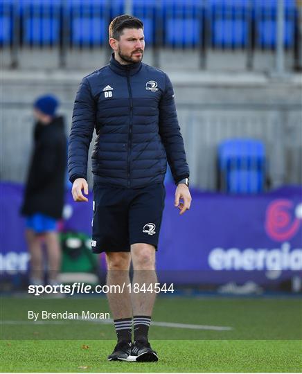 Leinster Rugby Squad Training and Press Conference