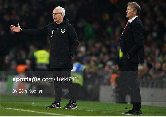 Republic of Ireland v Denmark - UEFA EURO2020 Qualifier Republic of Ireland v Denmark - UEFA EURO2020 Qualifier
