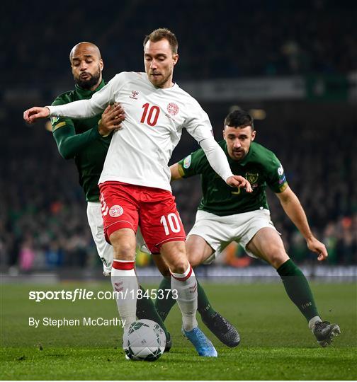 Republic of Ireland v Denmark - UEFA EURO2020 Qualifier Republic of Ireland v Denmark - UEFA EURO2020 Qualifier