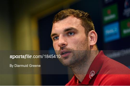 Munster Rugby Squad Training and Press Conference