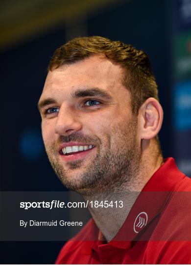 Munster Rugby Squad Training and Press Conference Munster Rugby Squad Training and Press Conference