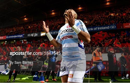Munster v Racing 92 - Heineken Champions Cup Pool 4 Round 2 Munster v Racing 92 - Heineken Champions Cup Pool 4 Round 2