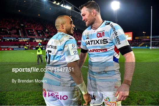 Munster v Racing 92 - Heineken Champions Cup Pool 4 Round 2