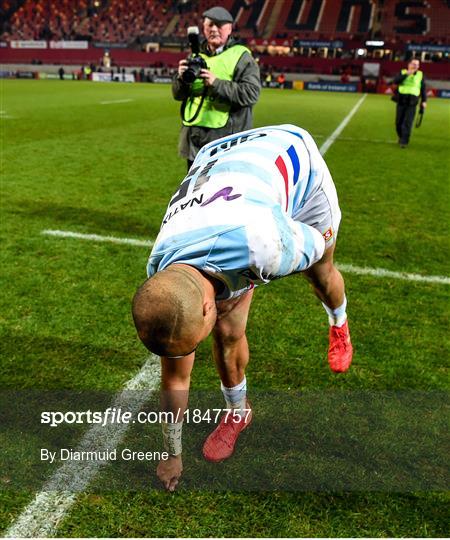 Munster v Racing 92 - Heineken Champions Cup Pool 4 Round 2 Munster v Racing 92 - Heineken Champions Cup Pool 4 Round 2