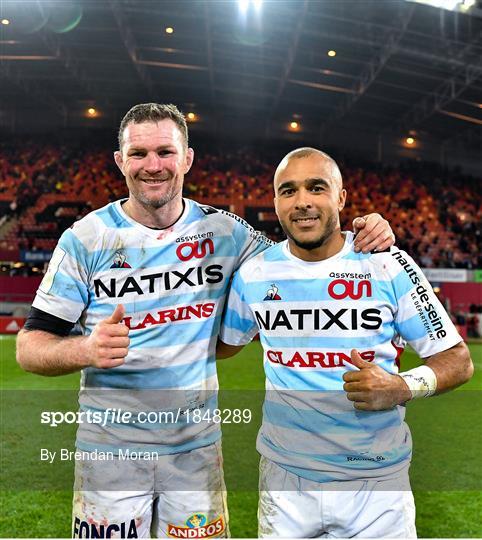 Munster v Racing 92 - Heineken Champions Cup Pool 4 Round 2 Munster v Racing 92 - Heineken Champions Cup Pool 4 Round 2