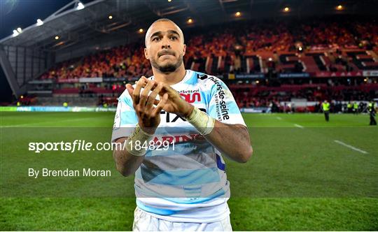 Munster v Racing 92 - Heineken Champions Cup Pool 4 Round 2 Munster v Racing 92 - Heineken Champions Cup Pool 4 Round 2