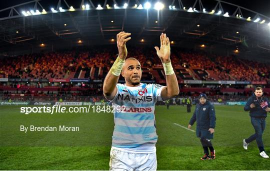 Munster v Racing 92 - Heineken Champions Cup Pool 4 Round 2 Munster v Racing 92 - Heineken Champions Cup Pool 4 Round 2