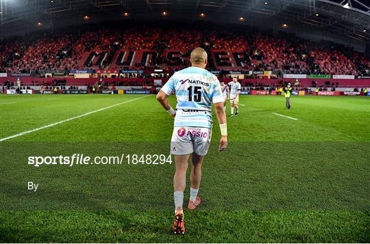 Munster v Racing 92 - Heineken Champions Cup Pool 4 Round 2 Munster v Racing 92 - Heineken Champions Cup Pool 4 Round 2