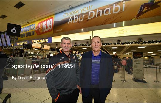 Departure for the PwC All Star Hurling Tour 2019 Departure for the PwC All Star Hurling Tour 2019
