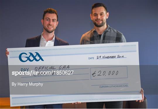 GAA Charities Cheque Handover 2019