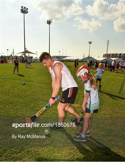 PwC All Star Hurling Tour 2019 - Coaching session