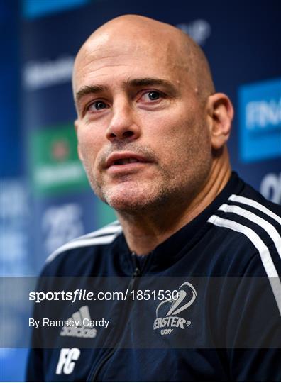 Leinster Rugby Press Conference and Squad Training Leinster Rugby Press Conference and Squad Training