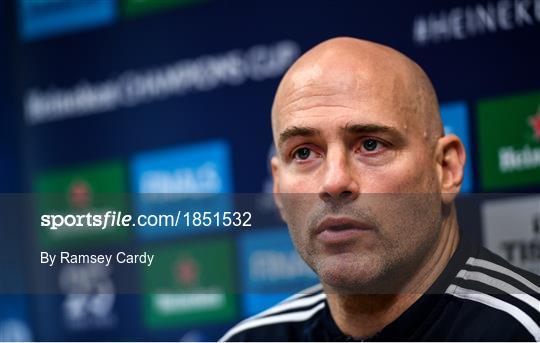 Leinster Rugby Press Conference and Squad Training