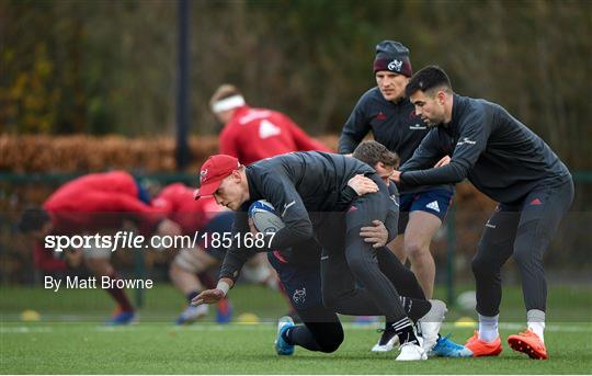 Munster Rugby Press Conference and Squad Training