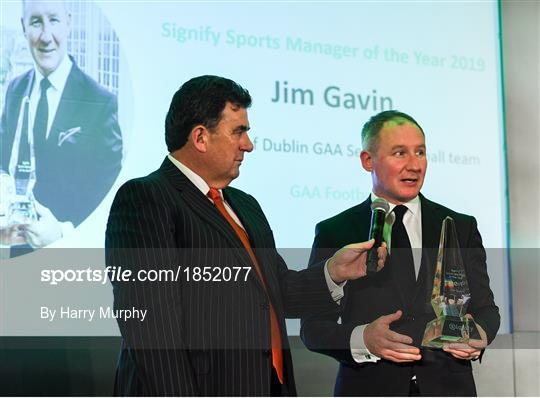 Signify Sports Manager of the Year Awards 2019