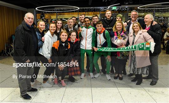 Ireland European Cross Country Team Homecoming