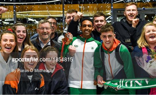 Ireland European Cross Country Team Homecoming