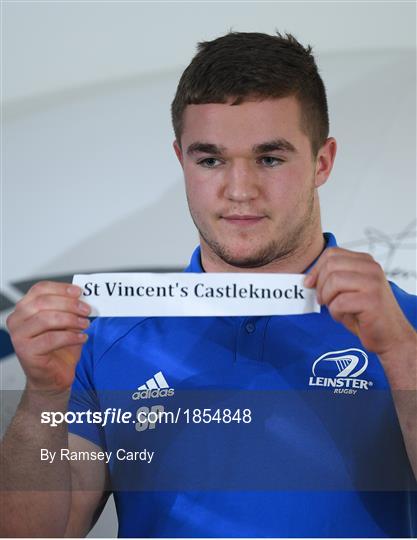 2020 Bank of Ireland Leinster Rugby Schools Cup First Round Draw 2020 Bank of Ireland Leinster Rugby Schools Cup First Round Draw