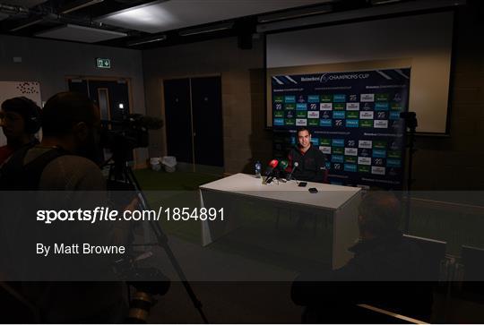 Munster Rugby Press Conference and Squad Training Munster Rugby Press Conference and Squad Training