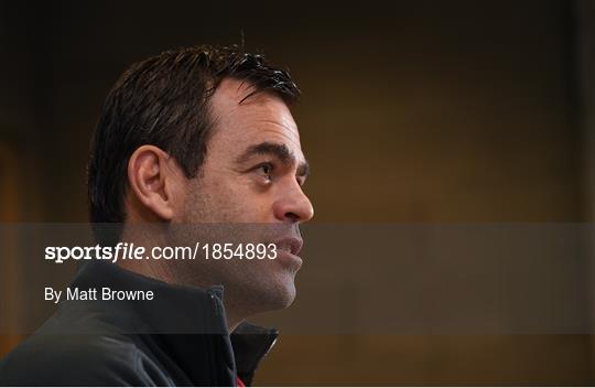 Munster Rugby Press Conference and Squad Training Munster Rugby Press Conference and Squad Training