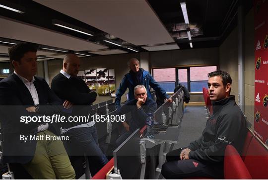 Munster Rugby Press Conference and Squad Training