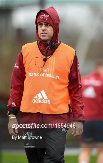 Munster Rugby Press Conference and Squad Training