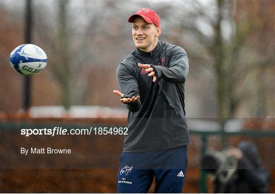 Munster Rugby Press Conference and Squad Training