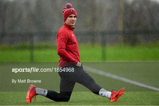 Munster Rugby Press Conference and Squad Training