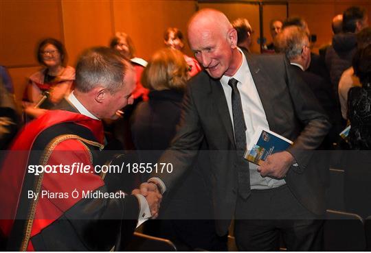 DCU confer Former Dublin football manager Jim Gavin with Doctorate of Philosophy