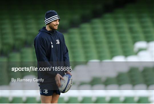 Leinster Rugby Captain's Run and Press Conference