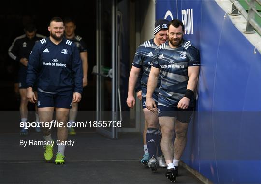 Leinster Rugby Captain's Run and Press Conference