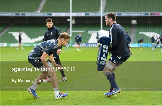 Leinster Rugby Captain's Run and Press Conference