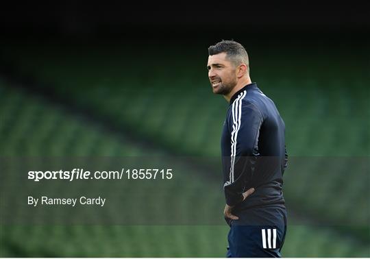 Leinster Rugby Captain's Run and Press Conference