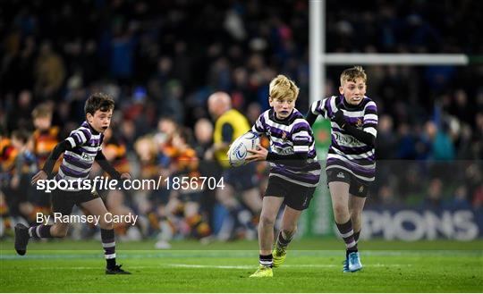 Bank of Ireland Half-Time Minis at Leinster v Northampton Saints - Heineken Champions Cup Pool 1 Round 4