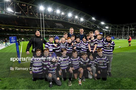 Bank of Ireland Half-Time Minis at Leinster v Northampton Saints - Heineken Champions Cup Pool 1 Round 4