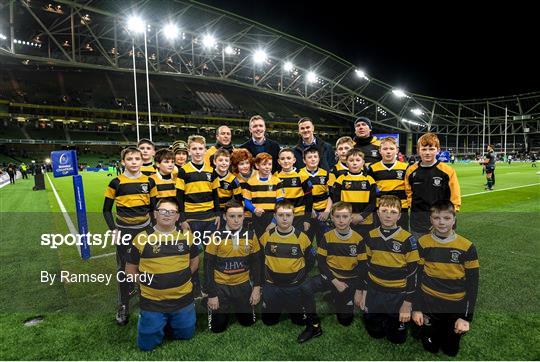 Bank of Ireland Half-Time Minis at Leinster v Northampton Saints - Heineken Champions Cup Pool 1 Round 4