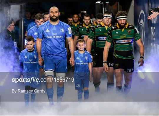 Mascots at Leinster v Northampton Saints - Heineken Champions Cup Pool 1 Round 4