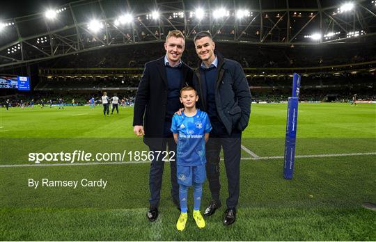 Mascots at Leinster v Northampton Saints - Heineken Champions Cup Pool 1 Round 4